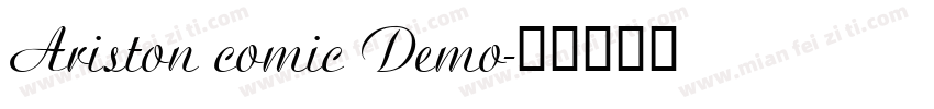 Ariston comic Demo字体转换